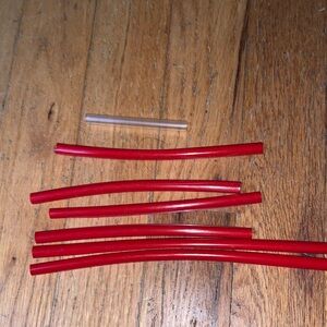 🖤5 for $20- 6 Knex Red track splice tube connector pcs K’NEX replacement  8”, 6”
